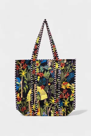 Black Jungle Tote Bag