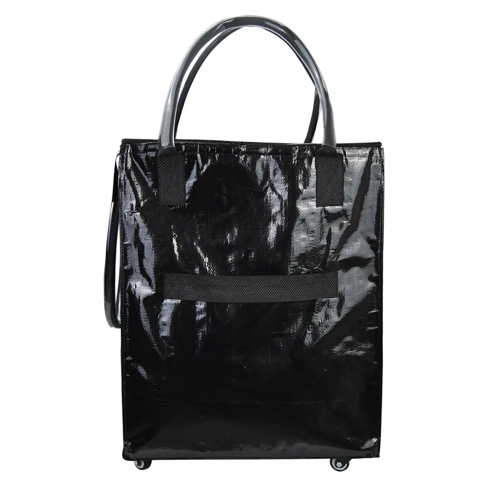 Black NGIL Large Rolling Cart