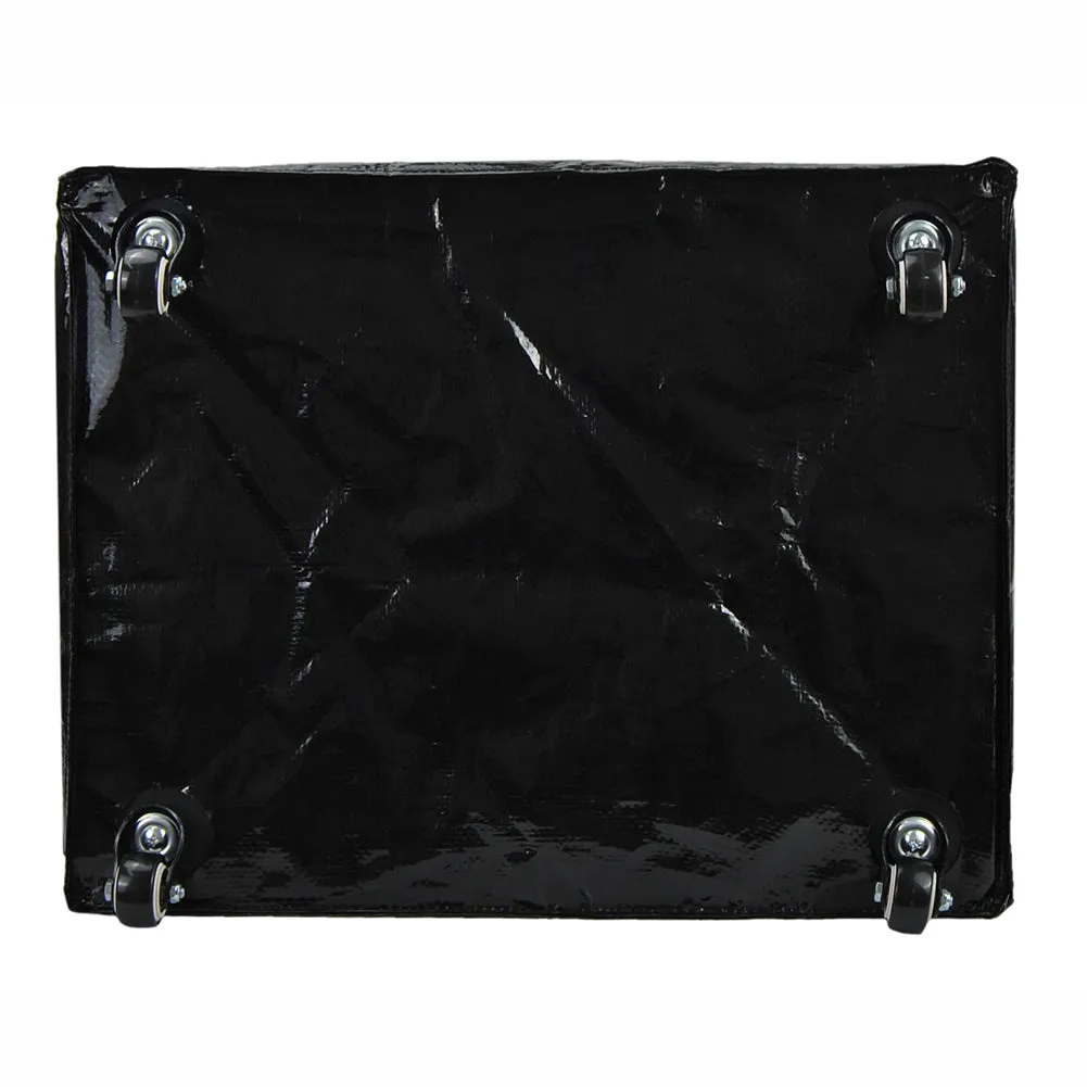 Black NGIL Large Rolling Cart