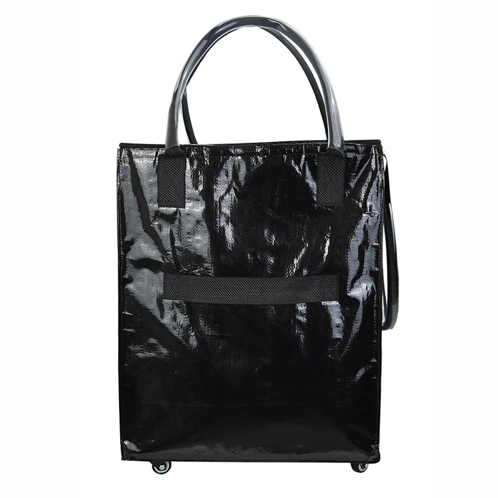 Black NGIL Large Rolling Cart