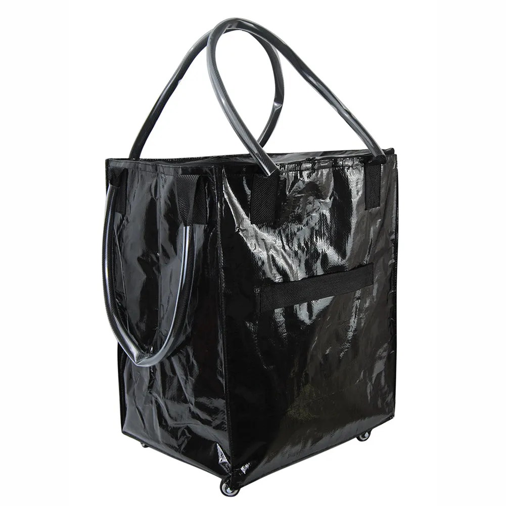 Black NGIL Large Rolling Cart