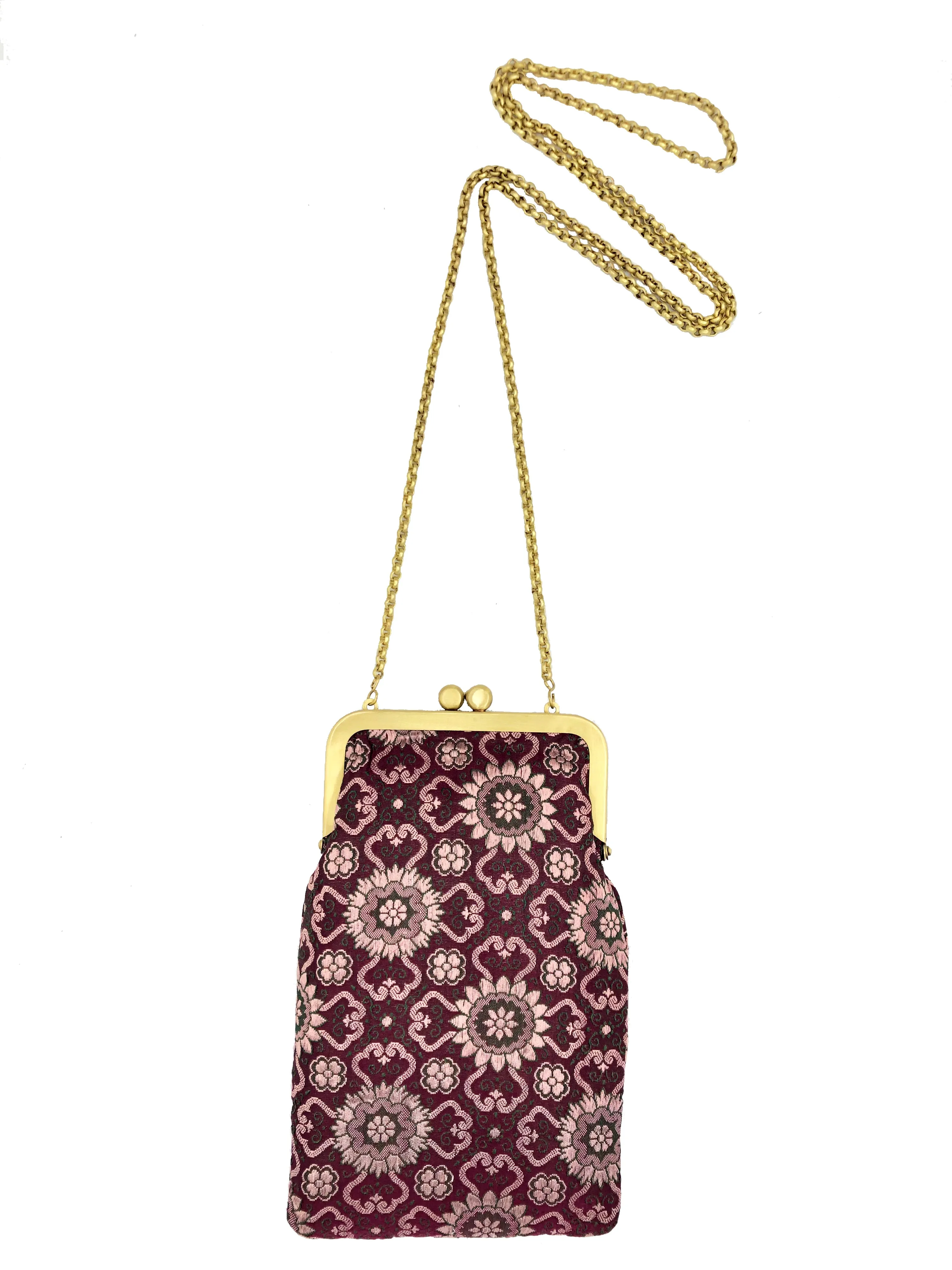 Deep Gold Wine | Mini Clutch Bag