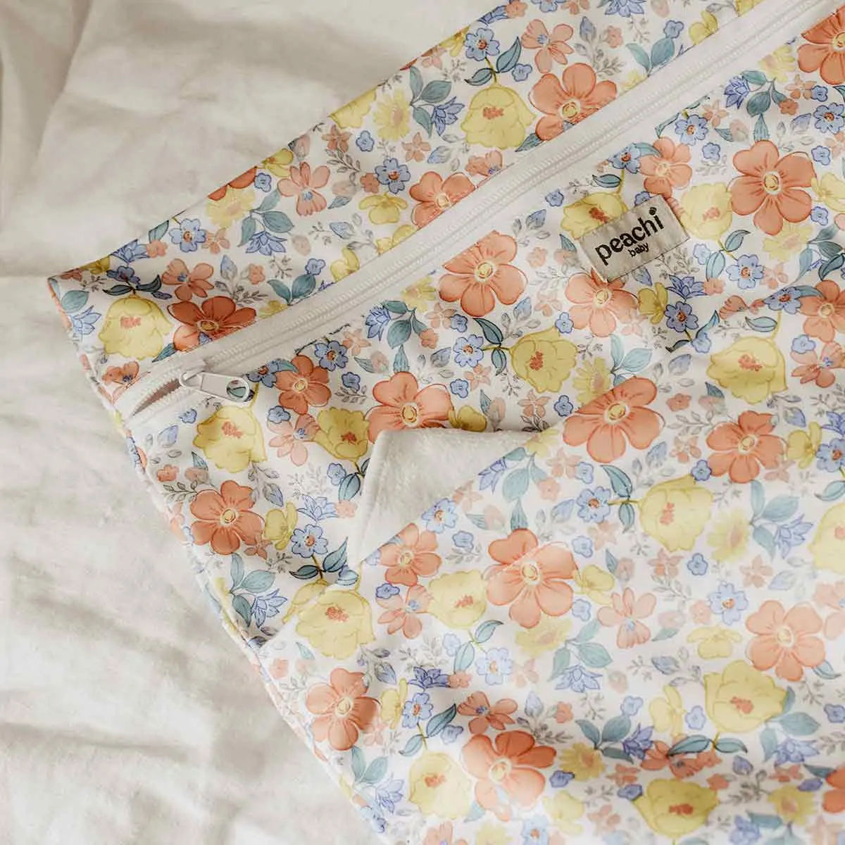 Elsie Ditsy Orange Wet Bag