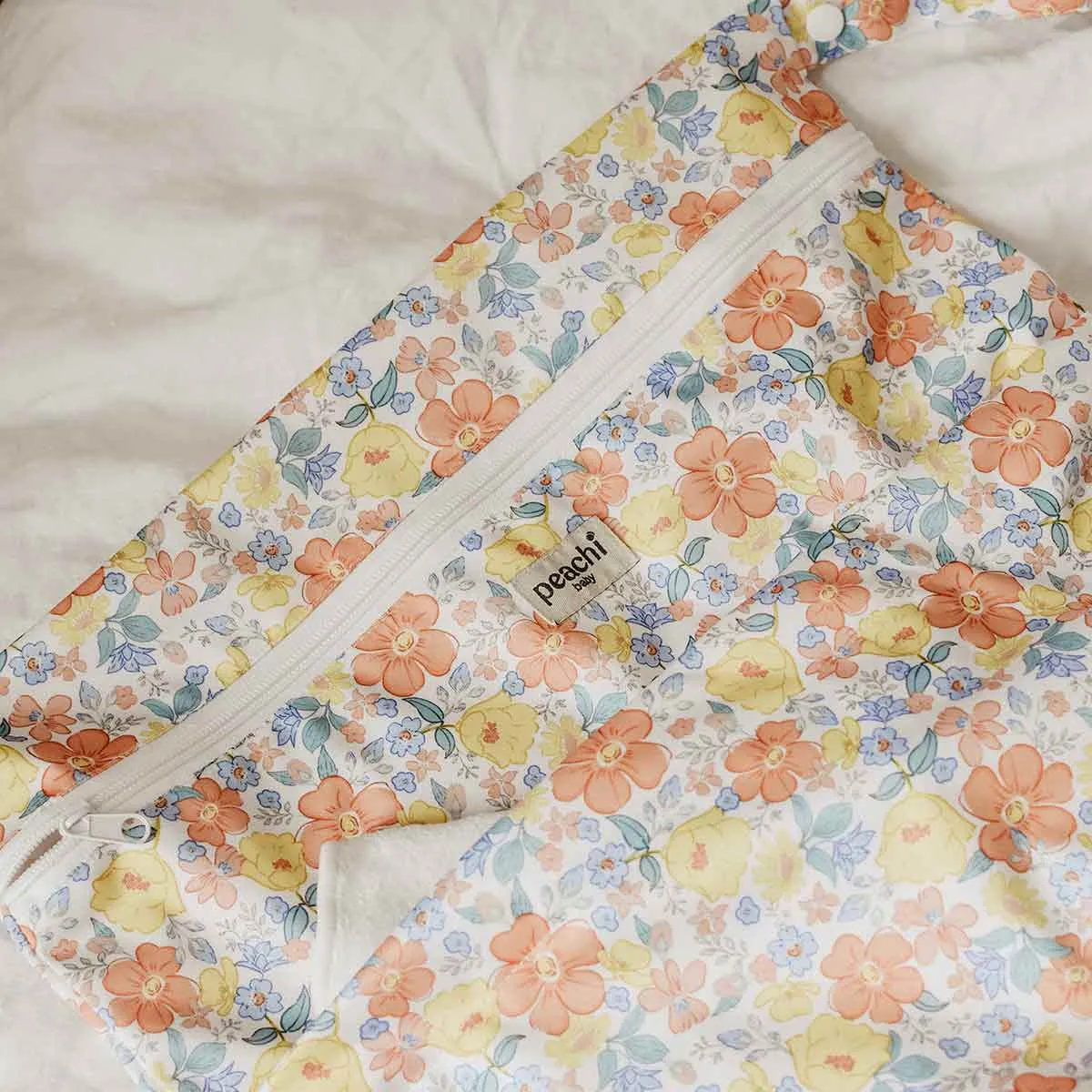 Elsie Ditsy Orange Wet Bag