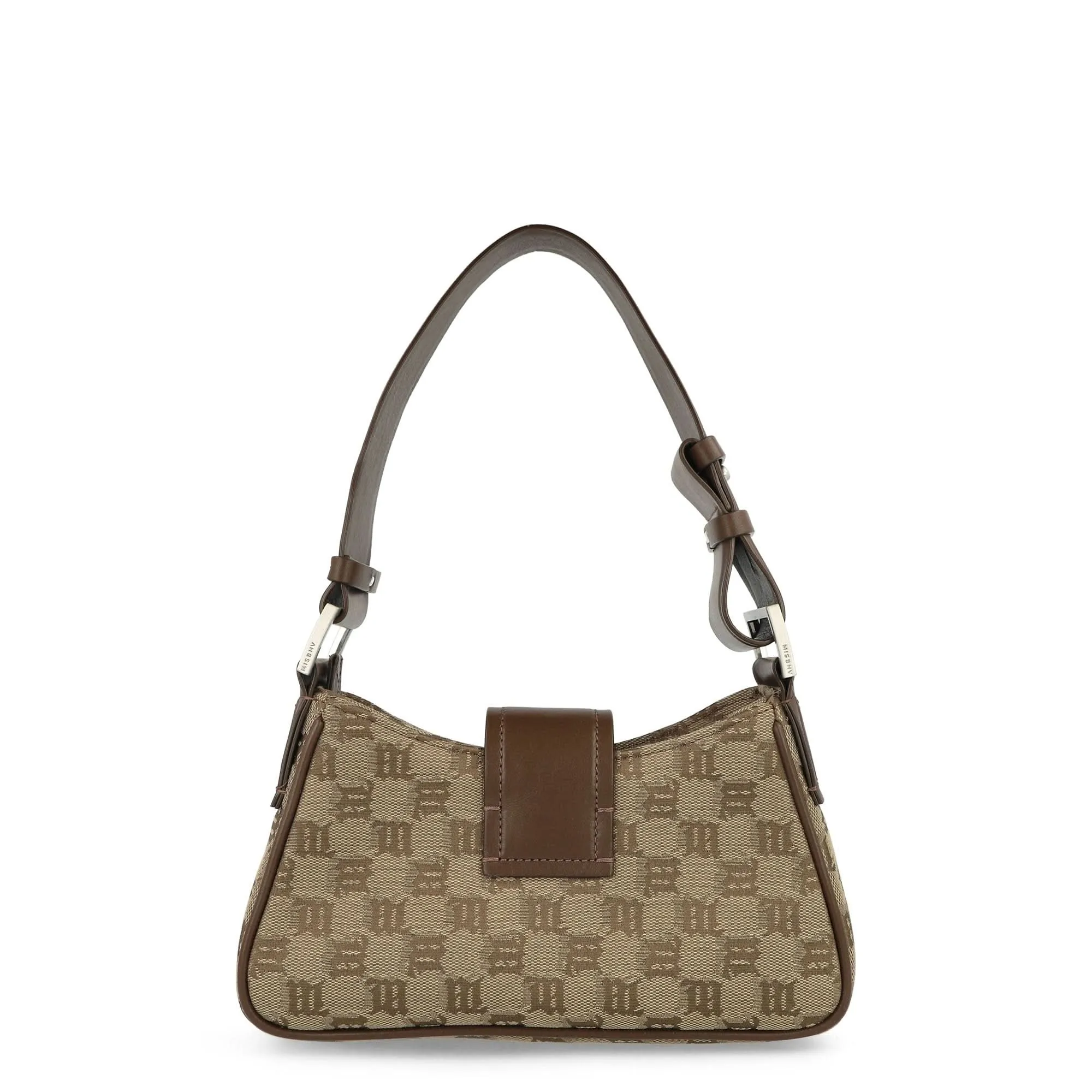Jacquard Monogram Shoulder Bag Small