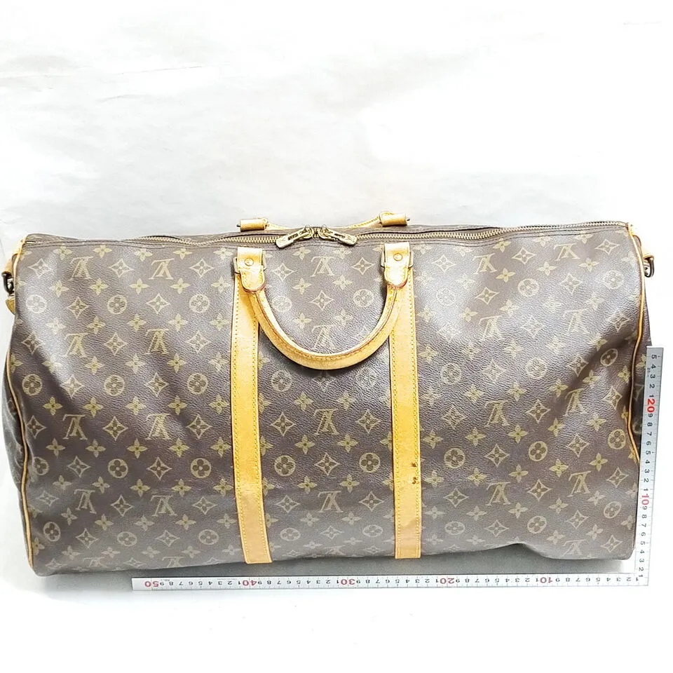 Louis Vuitton Keepall Bandouliere 60 Monogram Travel Bag #MN549