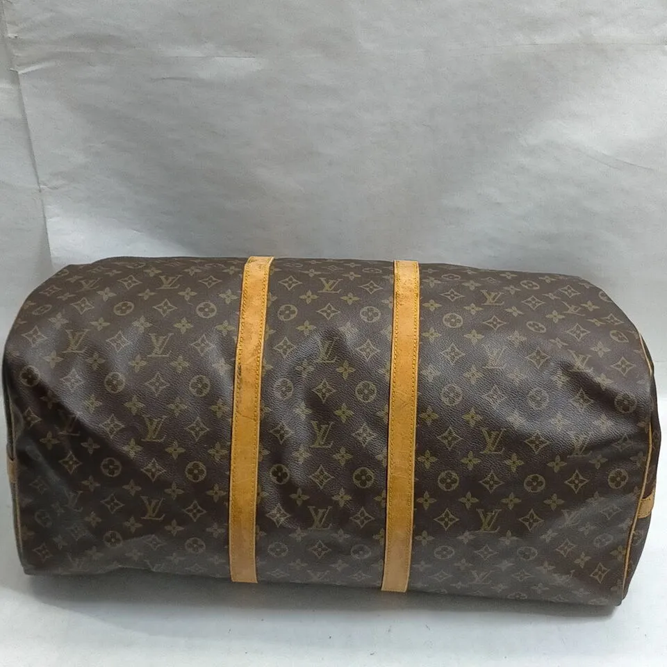 Louis Vuitton Keepall Bandouliere 60 Monogram Travel Bag #MN549