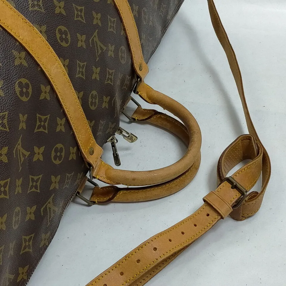 Louis Vuitton Keepall Bandouliere 60 Monogram Travel Bag #MN549