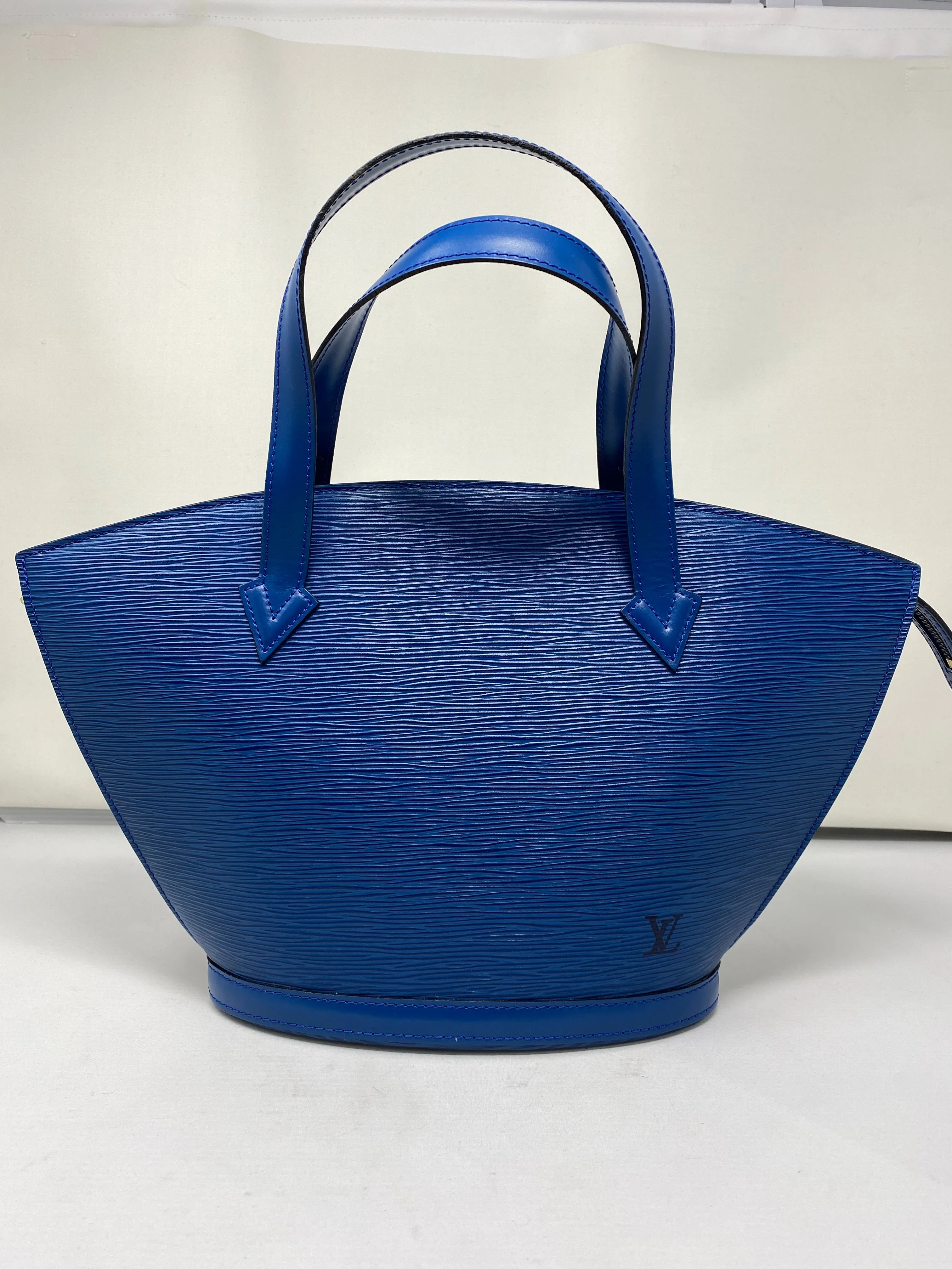 Louis Vuitton Toledo Blue Epi Leather St. Jacques PM Bag
