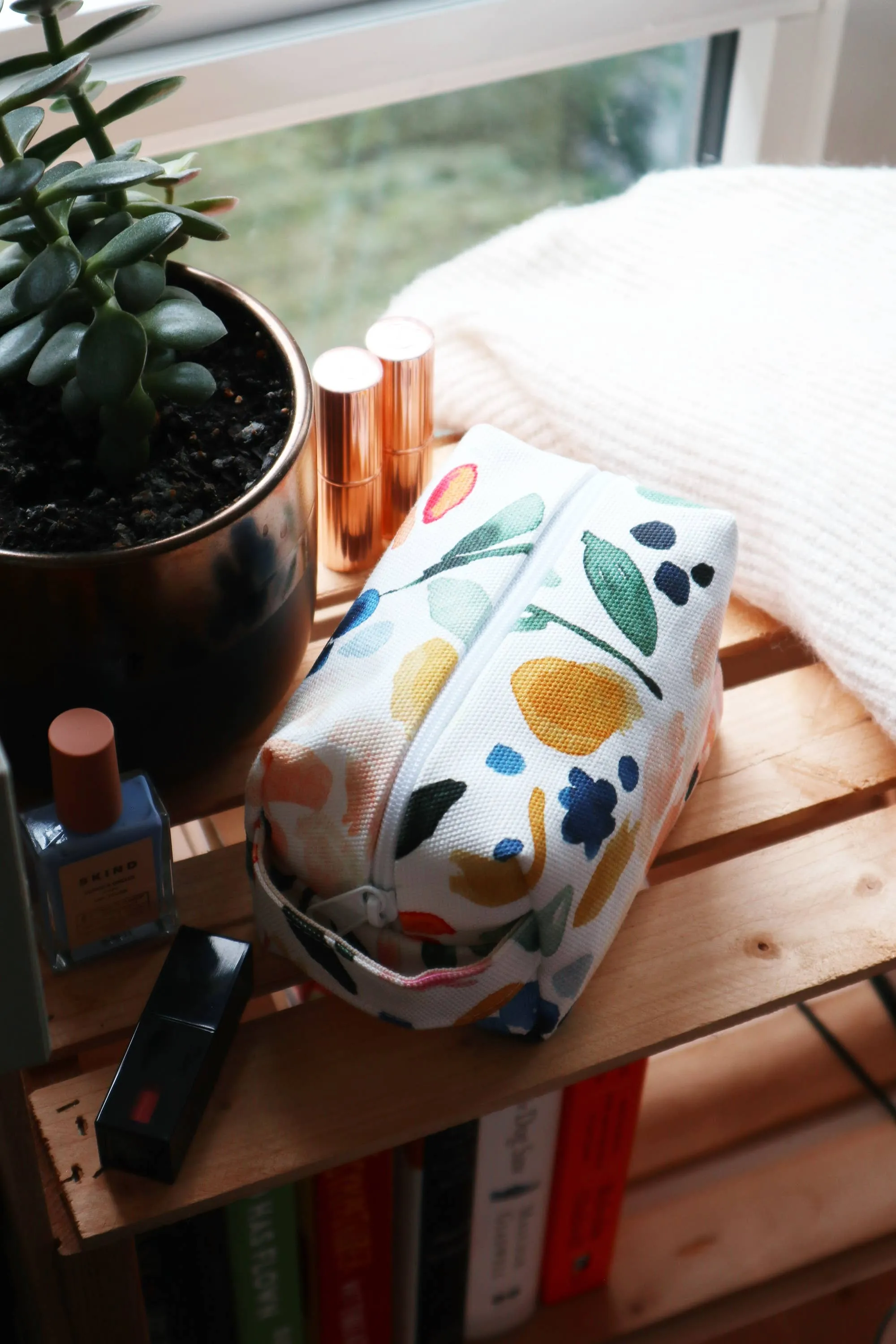 Mini Makeup Bag - Sierra Florals