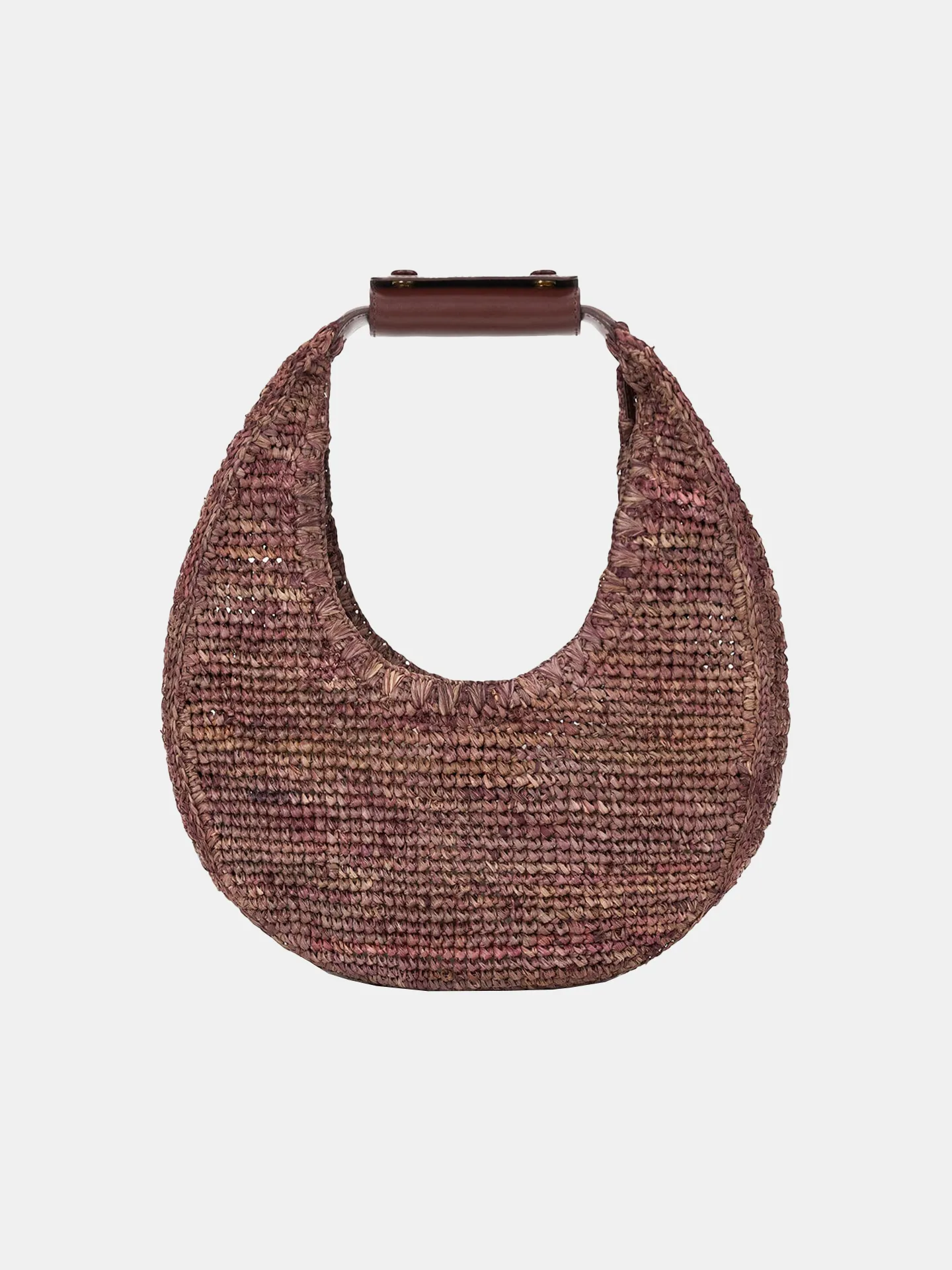 Moon Raffia Tote Bag
