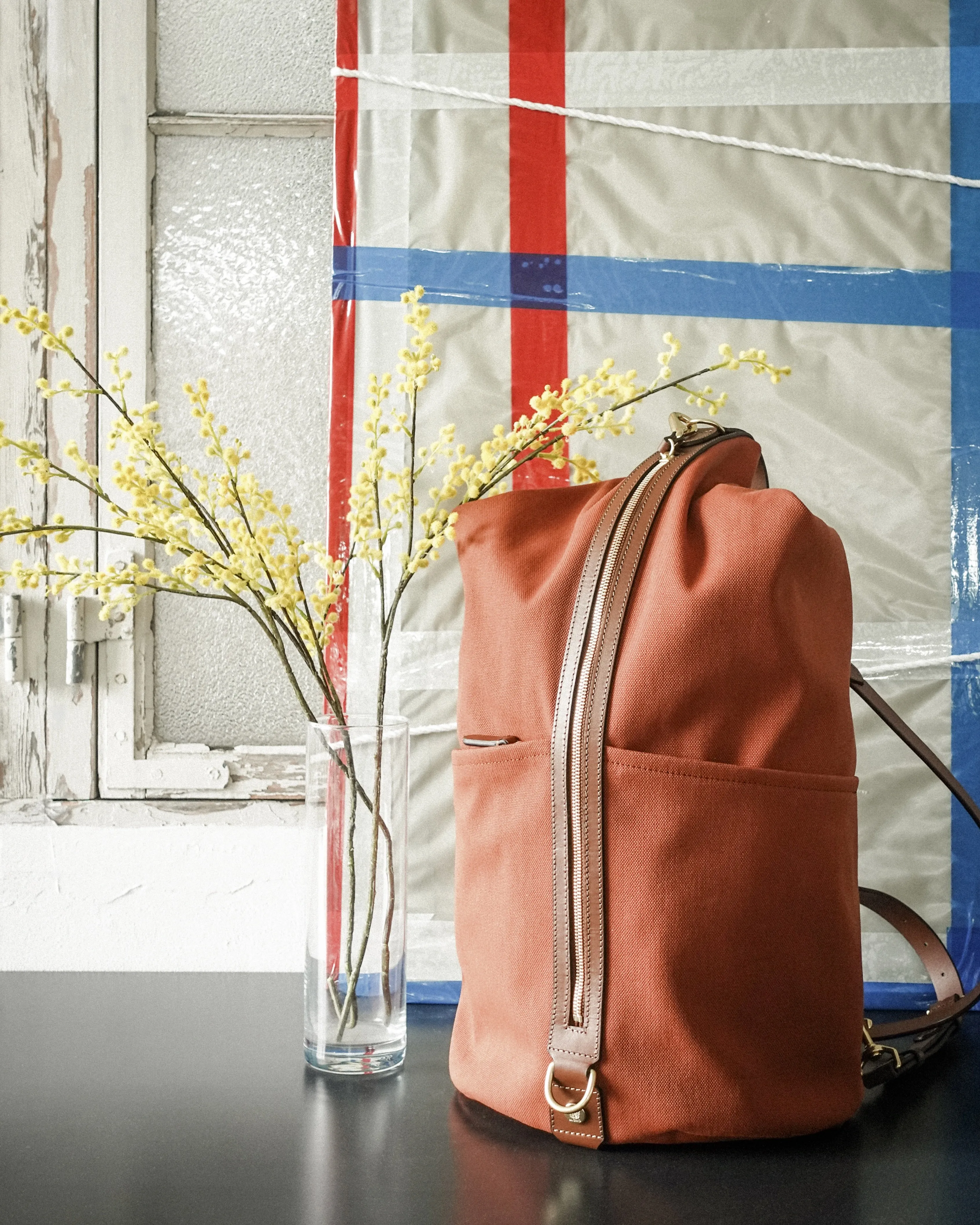 M/S Carpet Bag – Khaki/Black