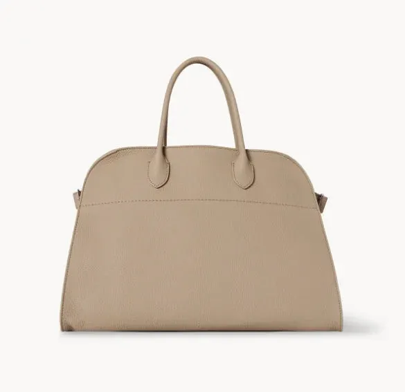 New Genuine Leather Bags Large Travel Margaux Luxury Handbag Women Shoulder Tote Bags