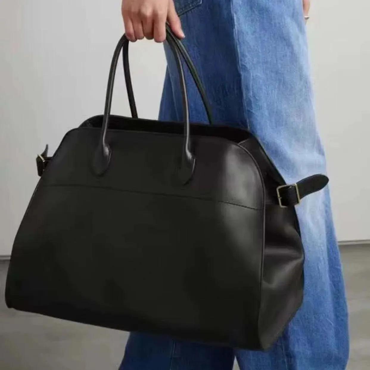 New Genuine Leather Bags Large Travel Margaux Luxury Handbag Women Shoulder Tote Bags