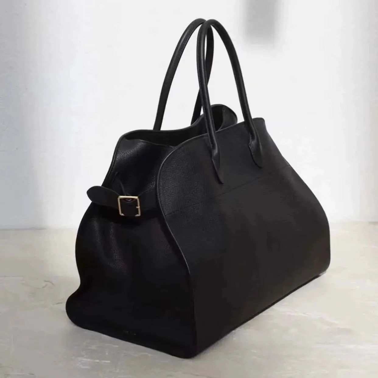 New Genuine Leather Bags Large Travel Margaux Luxury Handbag Women Shoulder Tote Bags