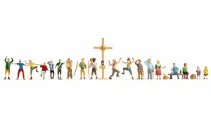 Noch 16140 - XL Figure Set - In the Mountains (HO Scale)
