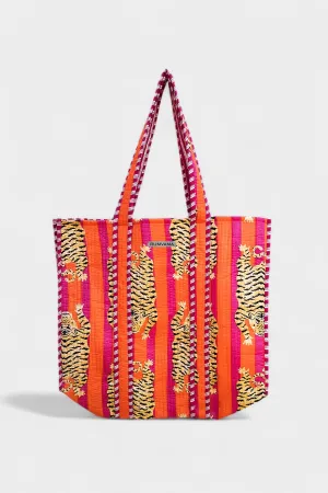 Orange Tiger Tote Bag