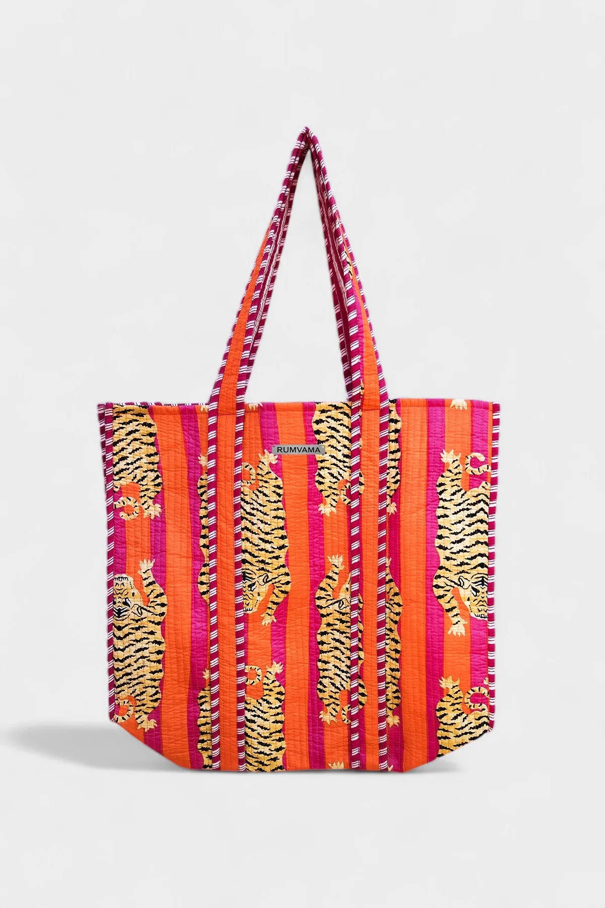 Orange Tiger Tote Bag
