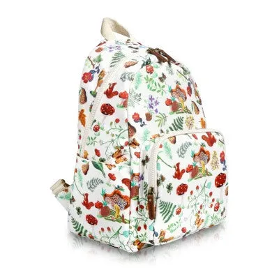 Petit Backpack Big Bouquet Ivory - Nathalie Lete