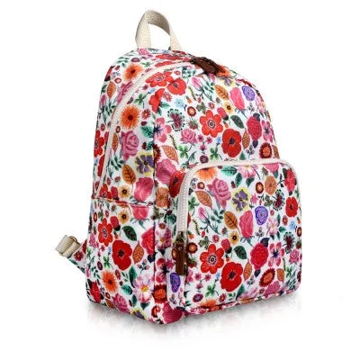 Petit Backpack Big Bouquet Ivory - Nathalie Lete
