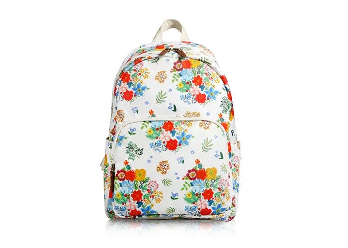 Petit Backpack Big Bouquet Ivory - Nathalie Lete