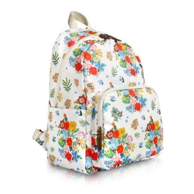 Petit Backpack Big Bouquet Ivory - Nathalie Lete