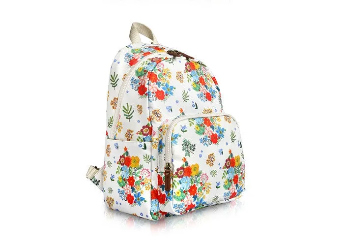 Petit Backpack Big Bouquet Ivory - Nathalie Lete