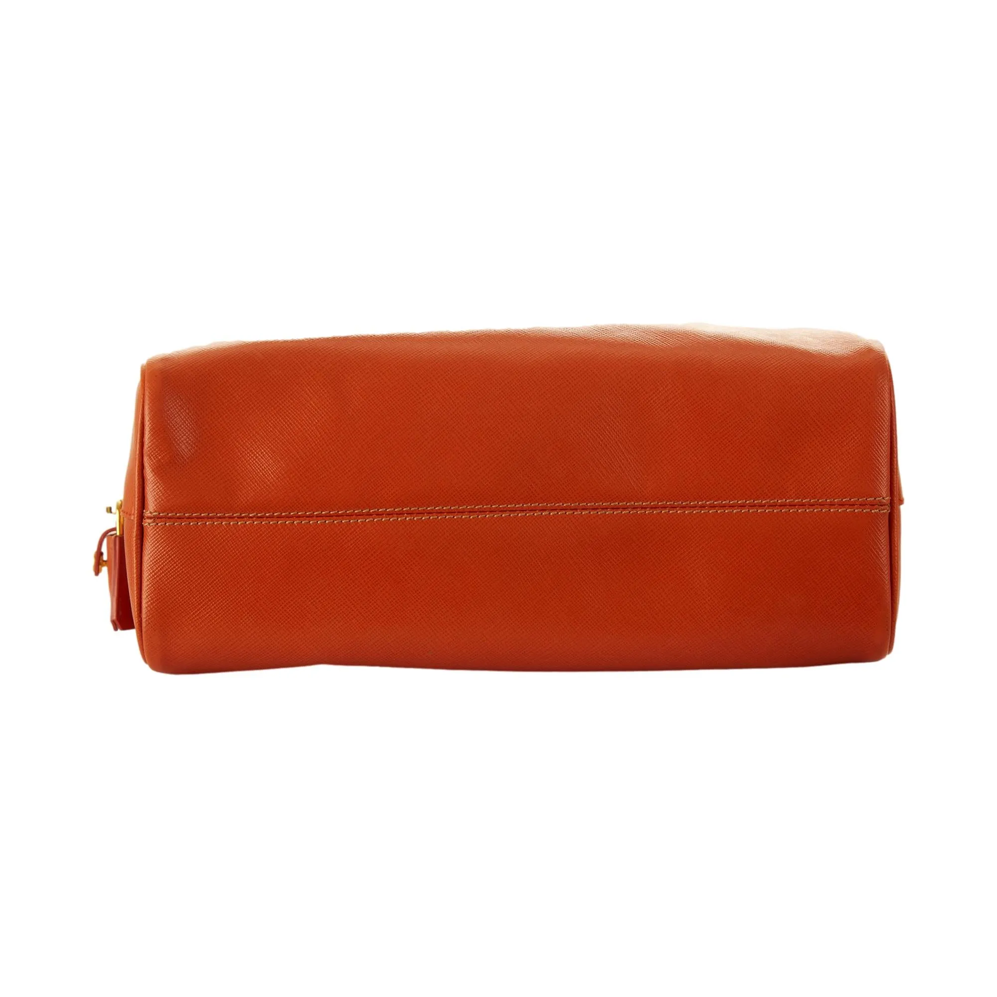 Prada Orange Logo Shoulder Bag