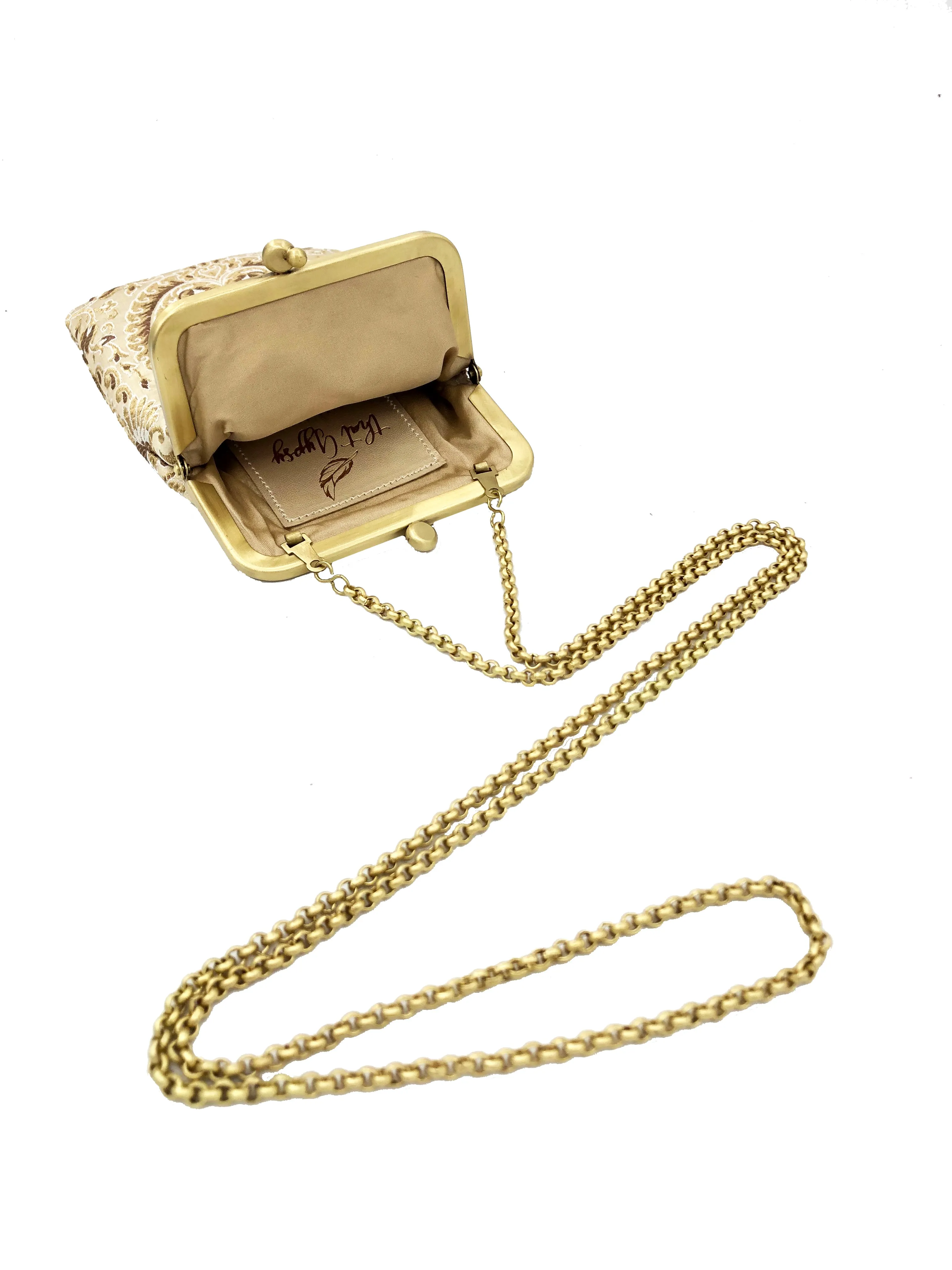 Pristine Gold | Mini Clutch Bag
