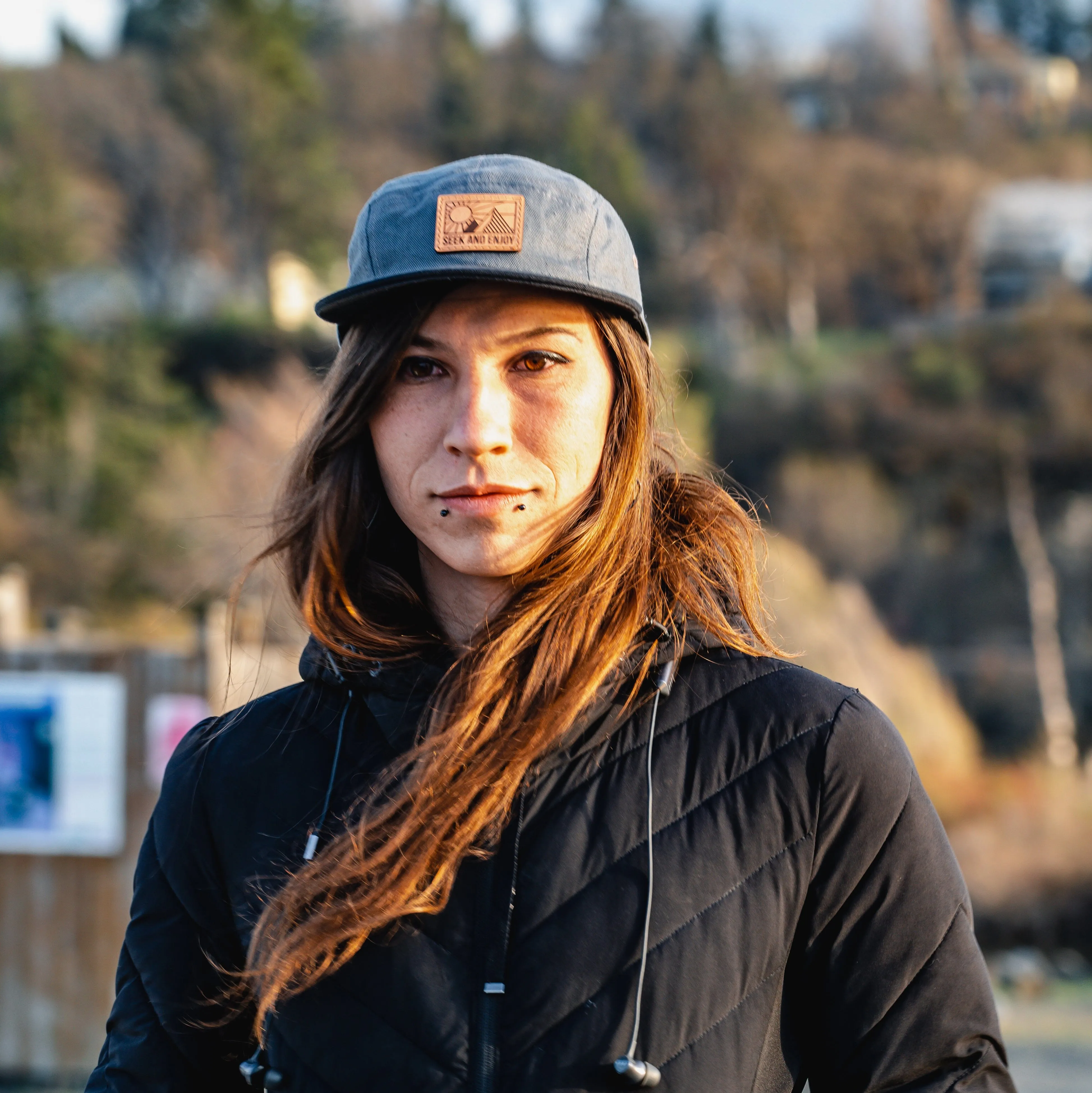 Seek and Enjoy Hemp Camp Cap | Gray