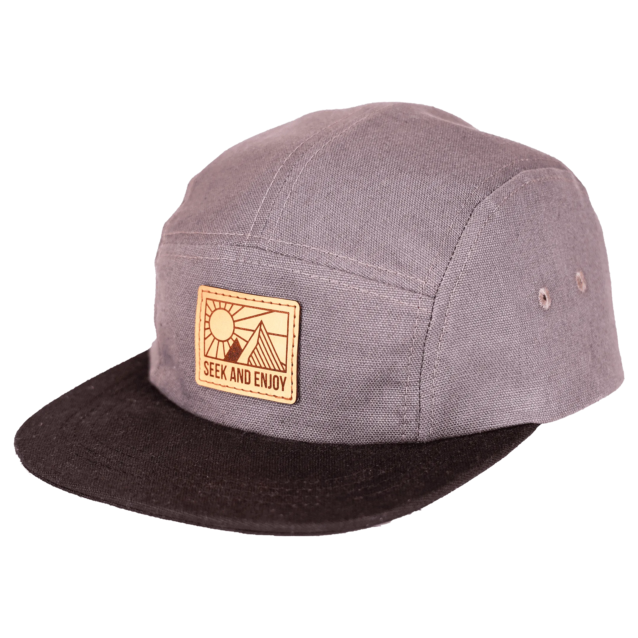 Seek and Enjoy Hemp Camp Cap | Gray