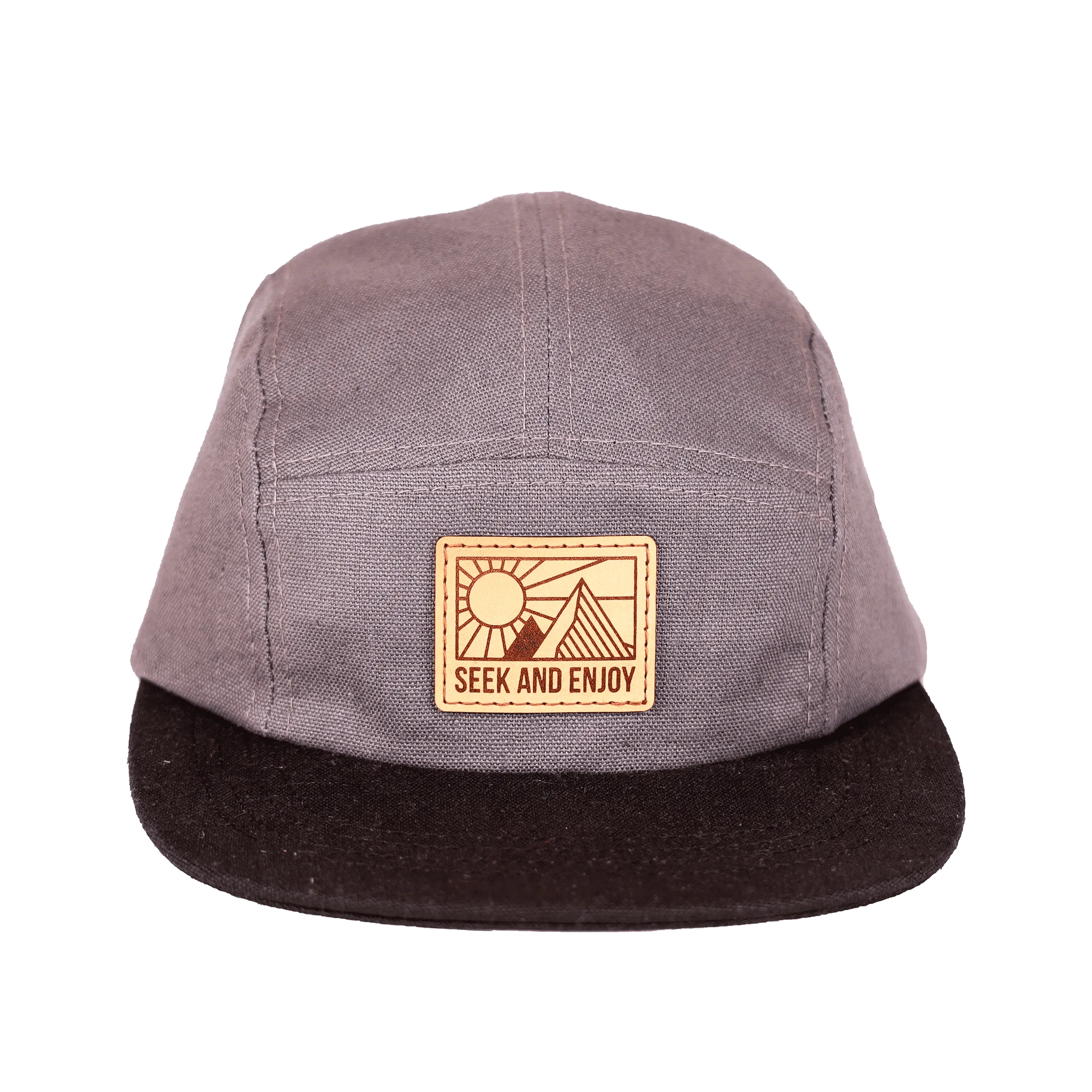 Seek and Enjoy Hemp Camp Cap | Gray