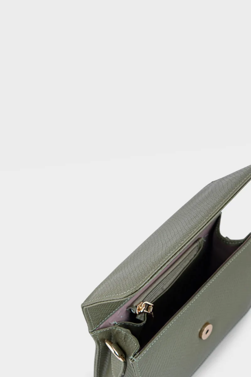 Top Handle Hand Bags B10545-Olive