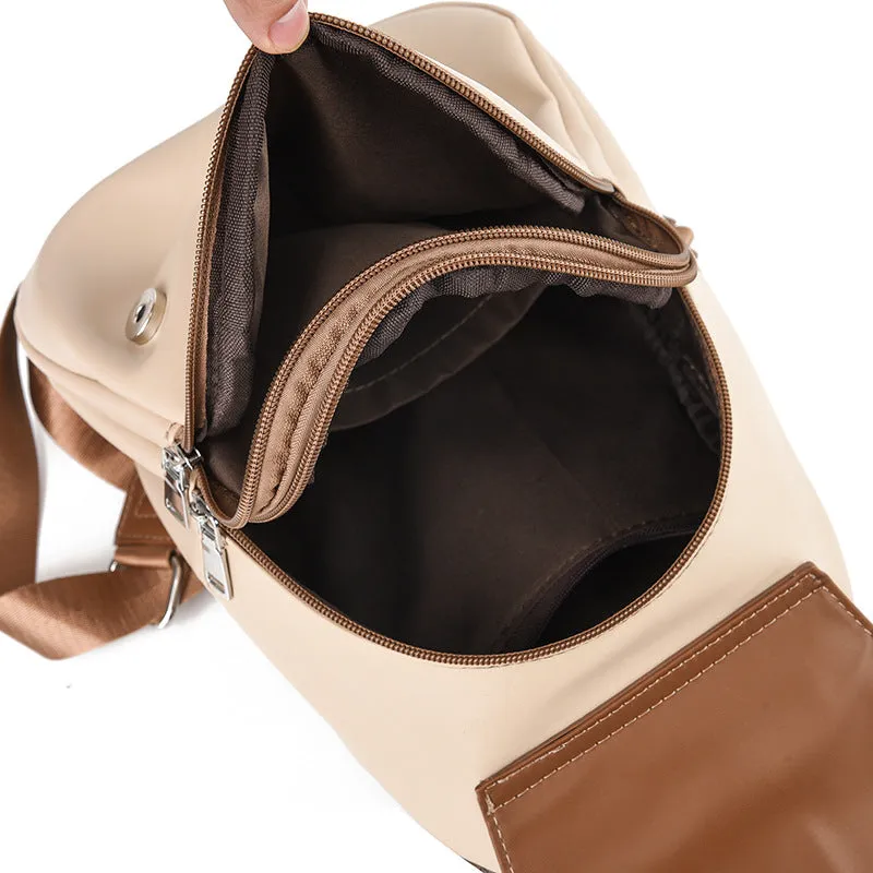 Women's Light Luxury Versatile Contrast Color Fashion Backpacks