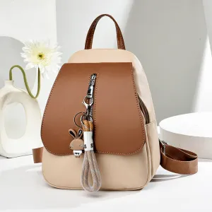 Women's Light Luxury Versatile Contrast Color Fashion Backpacks