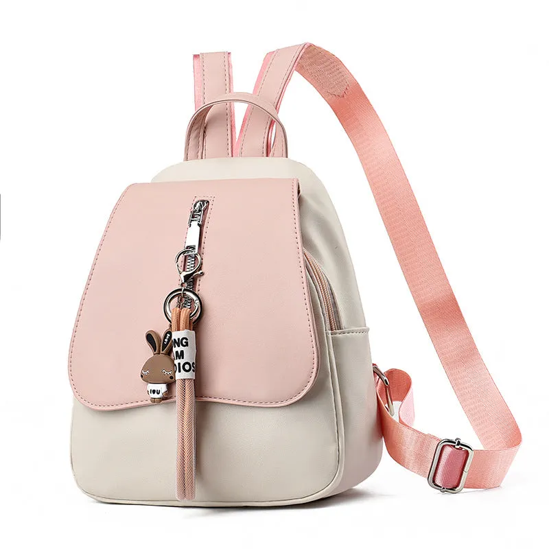 Women's Light Luxury Versatile Contrast Color Fashion Backpacks