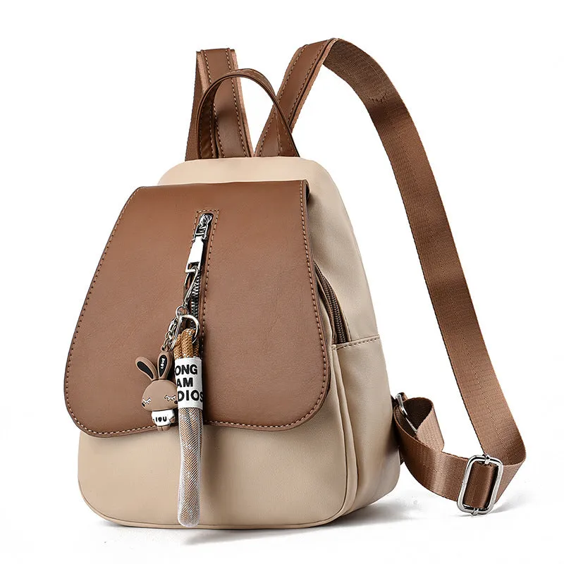 Women's Light Luxury Versatile Contrast Color Fashion Backpacks